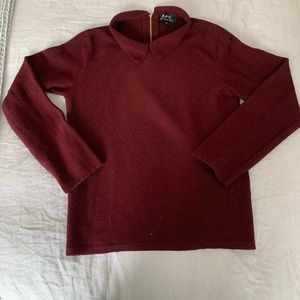 A.P.C. Wool Collared Knit